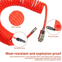Tuyau d'air flexible en polyuréthane haute pression PE 8 mm, 8x5, résistant aux hautes températures, pour raccords pneumatiques