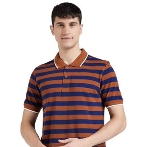 เสื้อโปโลสำหรับผู้ชายเสื้อโปโลผ้า12% โพลีเอสเตอร์ผ้าสแปนเด็กซ์สั้นลำลองไซส์พิเศษแห้งเร็วสั่งพิมพ์ลาย88% - Product Image 1