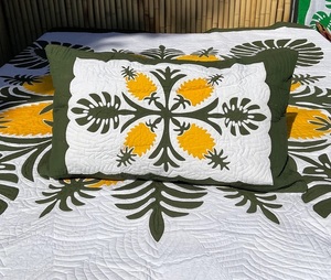 Handmade <b>Indian</b> Vintage Kantha Hawaiian Quilt <b>Throw</b> Gudri Wholesale Ikkat Print Kantha Quilt - Product Image 6