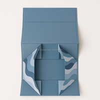 Boîte cadeau en papier pliable magnétique de qualité supérieure avec formes personnalisables, revêtement UV et caractéristiques d'emballage haut de gamme