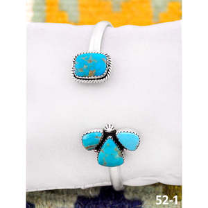 Southwest Handmade Santa Maria & Sterling Silver Fashion Cuff Bracelet - Product Image 1