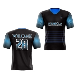Maillot de football personnalisé nom de l'équipe numéro chemise de sport personnaliser Football Logo maillots pour hommes femmes jeunes - Product Image 6