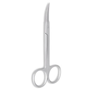 Tijeras alemanas de IRIS de acero inoxidable, hoja curva, acabado de arena, patrón delicado, afilado, 115mm, 4 12 pulgadas, tijeras quirúrgicas - Product Image 5