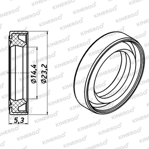 Sello SLFD04 para Ford Mazda 4F27E (Focus); FNR5 (5F27E, FS5A-EL) FS5A-EL (5F27E, FNR5); FN4A-EL - Product Image 2