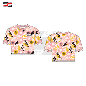 เสื้อยืดแขนยาวทรงหลวมสำหรับผู้หญิงเสื้อครอปโอเวอร์ไซส์สไตล์วินเทจ - Product Image 5