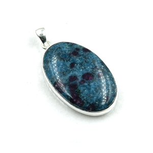 จี้พลอยที่ได้รับการรับรอง925เพชรทับทิมไคยาไนท์เงินซื้อออนไลน์ในอินเดียเครื่องประดับที่มีเสน่ห์และมีเสน่ห์ - Product Image 6