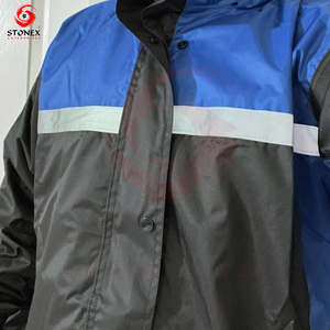 Conjunto de pantalones y chaqueta impermeables para deportes completos al aire libre para hombres y mujeres Material de tela con logotipo personalizable Estilo de capucha impermeable - Product Image 1