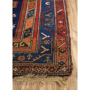 Kiaan Hand Knotted Wool <b>Rugs</b> Red & Orange Geometric <b>Boho</b> Style for Home-9x12 Rectangle for Living Room or Hallway - Product Image 4