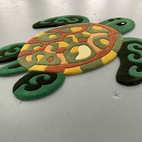 Tapis personnalisés avec logo, tapis de dessin animé, tapis 3D tuftés à la main, tapis découpés à la forme avec logo, tapis de zone avec logo