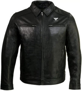 Diseña tus Propias Chaquetas de Cuero para Hombre y Chaqueta de Cuero para Hombre de Alta Calidad con el Mejor Estilo para Servicio OEM - Product Image 1