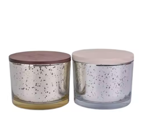 Bougeoirs ronds en métal faits à la main modernes porte-bougie décor d'éclairage de table unique bougeoirs votives et bocaux à bougie - Product Image 1