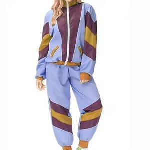 Conjunto de chándal deportivo con logotipo personalizado para mujer, conjunto de chándal, sudadera deportiva y pantalones deportivos - Product Image 6