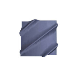 Blue Silk Twill <b>Square</b> <b>Scarf</b> with Leopard and Polka Dot Print - Product Image 1