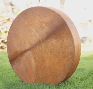 Tambour chamanique Bodhran en peau de vache avec logo personnalisé, instruments de musique, tambour chamanique traditionnel de 16 pouces en peau de bison - Product Image 3