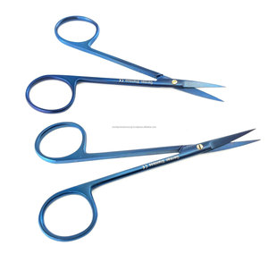 กรรไกรตัดเยื่อแก้วตา World Precision Surgical ผลิตจากเหล็กกล้าไร้สนิมคุณภาพสูง แบบตรงและโค้ง เคลือบไทเทเนียม ได้รับการรับรองมาตรฐาน CE - Product Image 3