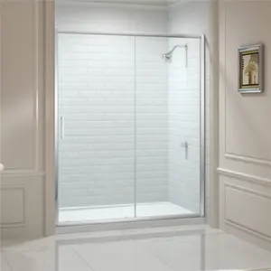 DAIYA-puertas interiores de cristal para baño, puerta de cristal para ducha