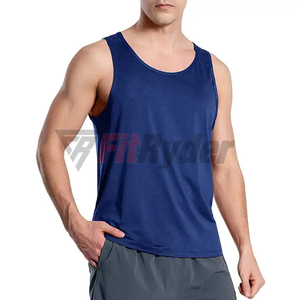 Men's Sleeveless <b>Muscle</b> Gym <b>Vest</b> Tank Top Breathable Compression Bodybuilding Clothing Custom Logo Printed Hooded Knitted Tank - Product Image 3