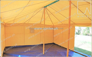 Tienda de campaña para refugiados con 100% campanas de lona de algodón, ligera y móvil, ignífuga, resistente a los rayos UV e impermeable - Product Image 2