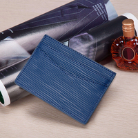 Cartera de Cuero PU con Bloqueo RFID, Minimalista, de Moda, con Bolsillo Frontal, para Tarjetas de Crédito, de Lujo, para Hombre y Mujer, en Oferta