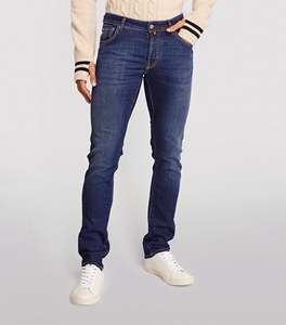 Pantalon en jean de style américain de qualité supérieure à prix réduit Pantalon en denim personnalisé de couleur bleue pour hommes Pantalon en denim personnalisé pour unisexe - Product Image 2