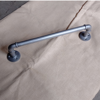 RAJVASANT Tiradores y Manijas Decorativas Vintage Tradicionales de Hierro Fundido y Latón para Puertas y Ventanas de Cocina, Tamaños de 14 y 24 Pulgadas