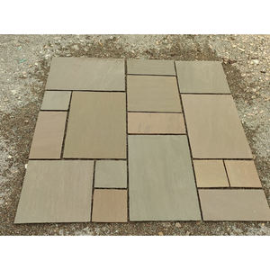 Paquete de Baldosas de Arenisca Verde Raj de Lujo para Diseño de Patio Moderno, Suelos Exteriores y Decoración de Jardín - Product Image 5