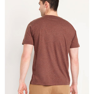 T-shirts promotionnels en coton à manches courtes, col rond, coupe classique, 180 GSM, vierges et décontractés – Collection Été 2026 - Product Image 5