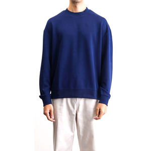 2025 haute qualité polaire col rond sweats couleur unie conception unie Fitness uniformes personnalisable Logo grande taille hauts actifs - Product Image 2