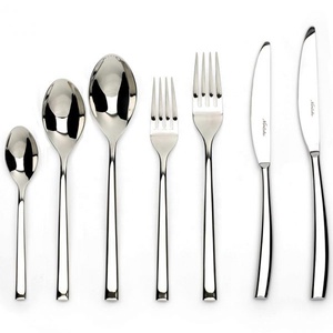Set de couverts en acier inoxydable avec poignée unique Set de couverts de vaisselle de luxe plaqué or - Product Image 1