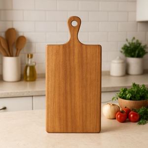 Cheap Price Wooden Cutting Board Wholesales <b>Chopping</b> <b>Block</b> Mahogany Wood Serving Board Teak Wood Serving Platter Kitchenware - Product Image 6