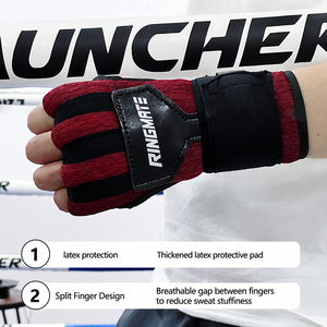 Guantes de Boxeo Profesionales con Acolchado Extra, Sistema de Ajuste Rápido, Material PU Ecológico, Cómodos y Suaves - Product Image 5