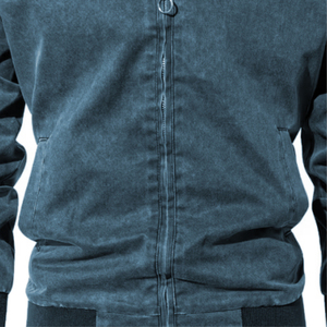 2025 Top qualité en gros hommes hiver Denim veste coupe-vent épais polaire chaud mode col décontracté - Product Image 4