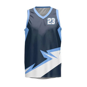 Maillot de basket-ball léger de qualité supérieure, service OEM, personnalisation de l'impression, motif, polyester pur, séchage rapide - Product Image 1