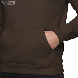 Sudadera con Capucha para Hombre, 180ct Zip Solid, Estampado, Estilo Pullover, Impresión de Alta Calidad, Corte Regular, Bolsillo de Felpa, Poliéster/Algodón, Invierno - Product Image 5