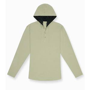 Sudaderas con capucha de manga larga con logotipo personalizado 2023, sudadera con cuello en V y cordón, Jersey holgado, sudaderas con dobladillo, blusas - Product Image 1