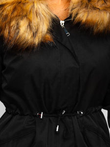 Achetez une parka d'hiver à capuche pour femme, vêtements chauds pour la chasse, le camping et la randonnée, design personnalisé, parkas pour femmes - Product Image 3