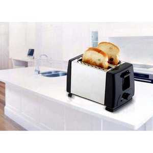 Machine à sandwich électrique 2 tranches en acier inoxydable avec plaques à gaufres pour appareil de cuisine domestique - Product Image 3