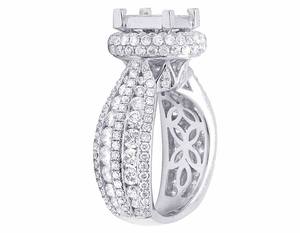 Anillo de compromiso de moissanita de plata de ley 925 de estilo único para mujer, banda de Boda nupcial, regalo de joyería fina - Product Image 4