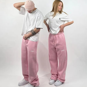 2026 Trending Custom Oversized <b>Track</b> Pants with Drawstring Casual Women's Pants Jogger Pants Loose Fit Men Sweatpants for Women - Product Image 1