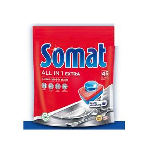 Somat All in 1 Extra tablets in the <b>dishwasher</b> 45 tablets 819g - Product Image 4