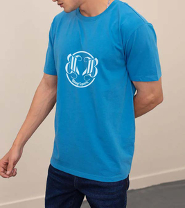 เสื้อยืดแขนสั้นของผู้ชายผ้าฝ้ายคุณภาพสูงแบบกำหนดเองสำหรับฤดูร้อน100% ออกแบบได้ง่าย - Product Image 3