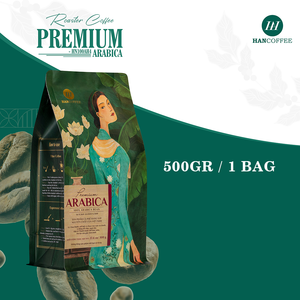 100% MEJOR SABOR CAFÉ EN GRANO TOSTADO ARABICA-FABRICANTE HANCOFFEE VIETNAM-500Gr/bolsa-OEM/ODM - Product Image 3