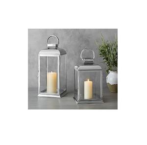 Lanterne moderne en acier inoxydable pour l'extérieur avec matériau antirouille et verre résistant aux intempéries pour l'éclairage de la cour - Product Image 5