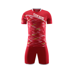 Conjunto de Camiseta de Fútbol para Hombre, Impresión por Transferencia de Calor, Nombre/Número de Marca Personalizado, Absorbe la Humedad, 100% Poliéster, Mangas Cortas, Cuello en V - Product Image 6