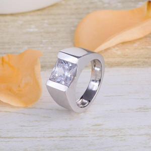 Bague de mode Jeulia en argent sterling, coupe princesse audacieuse - Product Image 5