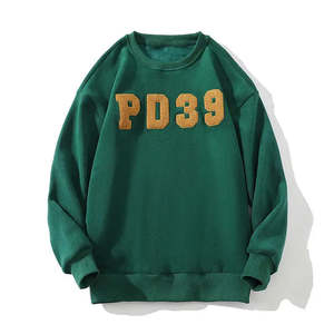 Sudadera con estampado de soplo de pantalla personalizada 100% algodón grueso estilo callejero de felpa francesa y sudaderas de invierno transpirables de talla grande - Product Image 4