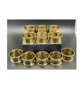 Nouveau Design Rond de Serviette en Laiton Hôtel Fête de Mariage Rond Grand Anneau de Serviette Designer Look Top Tendance à Vendre - Product Image 3