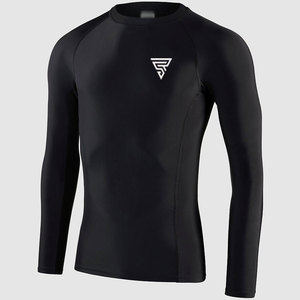 Último diseño MMA Rash Guard Spandex Poliéster MMA Rash Guard Alta calidad MMA Rash Guard para la venta - Product Image 1