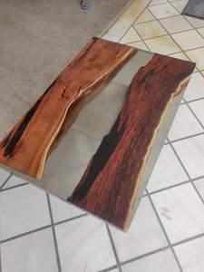 Living Room Luxury Handcrafted <b>Epoxy</b> <b>Resin</b> Rectangle Modern Waterproof Dining <b>Table</b> Acacia Wood <b>Top</b> Wedding Gift Customizable - Product Image 3