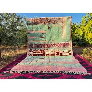 Alfombras marroquíes hechas a mano de lana, auténticas alfombras bereberes, lana natural, artesanía, personalizables en tamaño y colores, alta calidad - Product Image 1